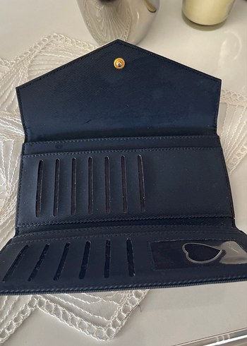 Pierre Cardin lacivert Deri Kadın Cüzdanın - Görsel 2