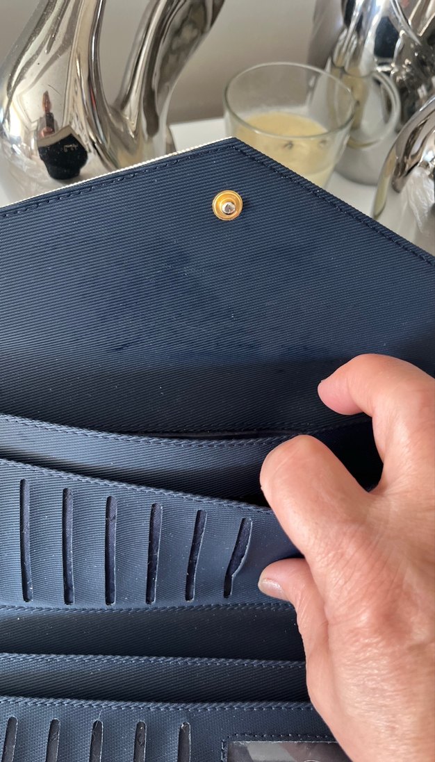 Pierre Cardin lacivert Deri Kadın Cüzdanın - Görsel 5