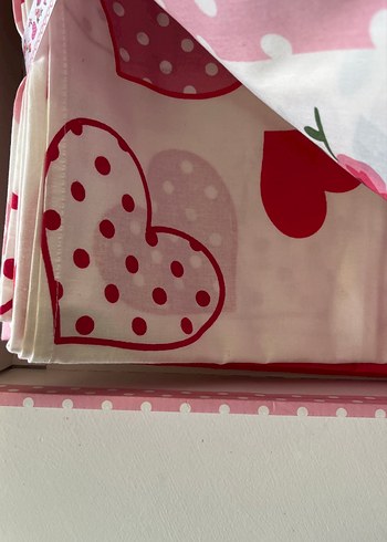 Pembe Baskılı Nevresim Takımı - Görsel 4