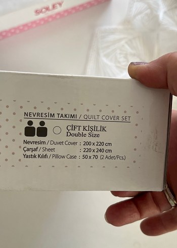 Pastel Mor Baskılı Nevresim Takımı - Görsel 5