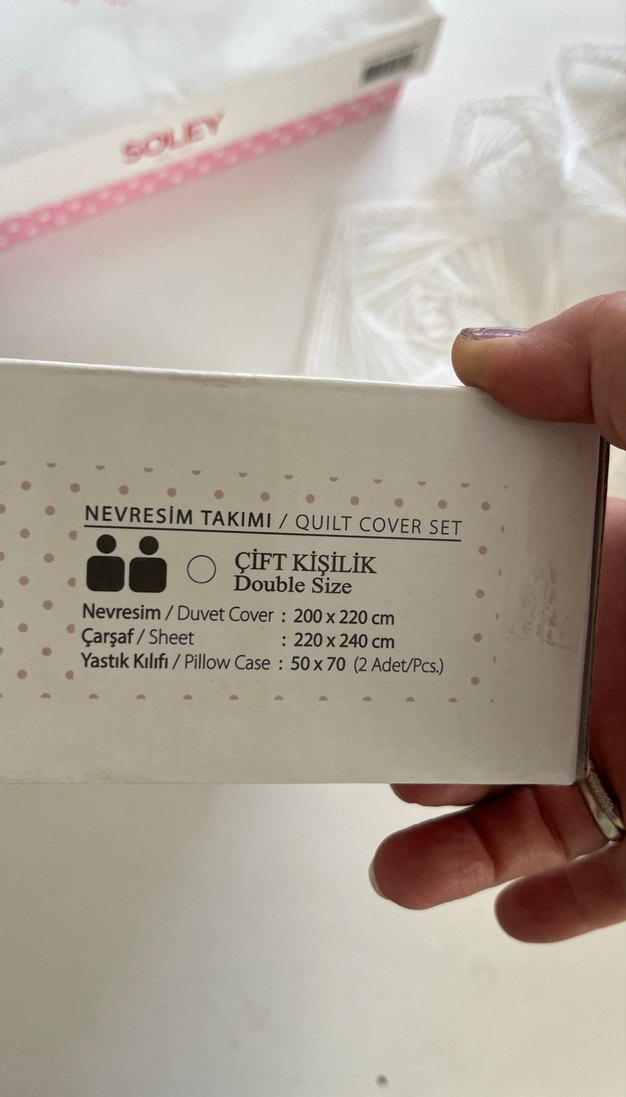 Pastel Mor Baskılı Nevresim Takımı - Görsel 5