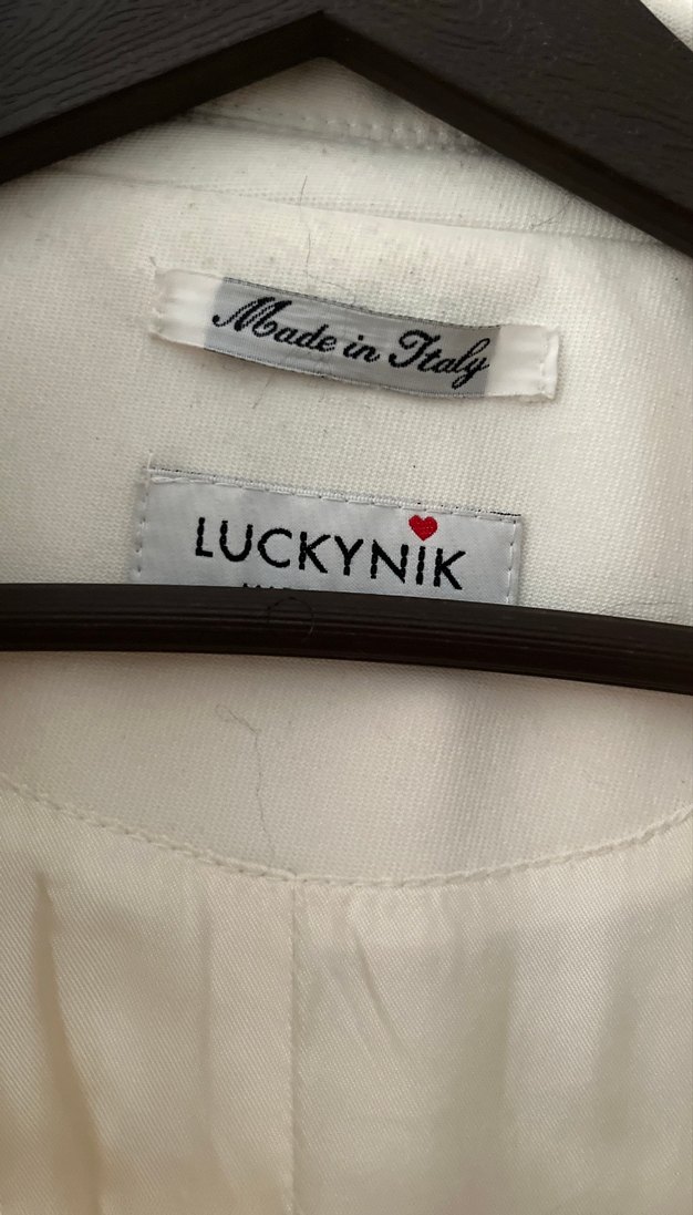 Krem renk Kadın Biker Ceket - Görsel 2