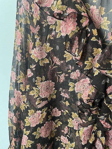 Zara Zara sifon firfirli bluz