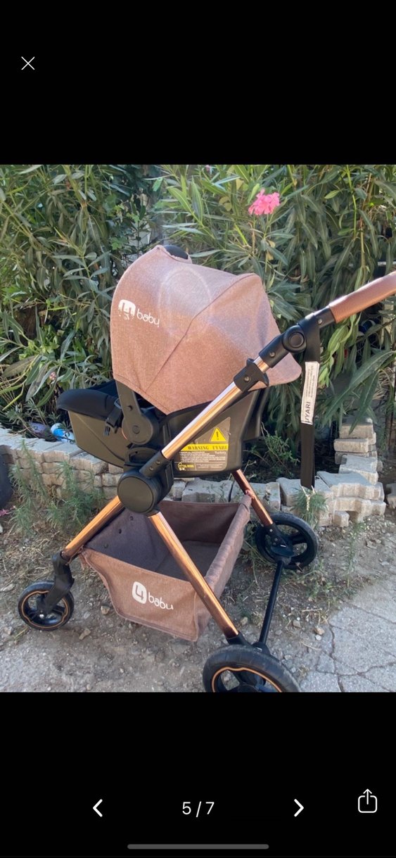 Kahverengi Bebek Arabası - Görsel 4