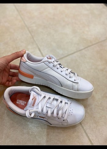 Beyaz Puma Platform Spor Ayakkabı - Görsel 4