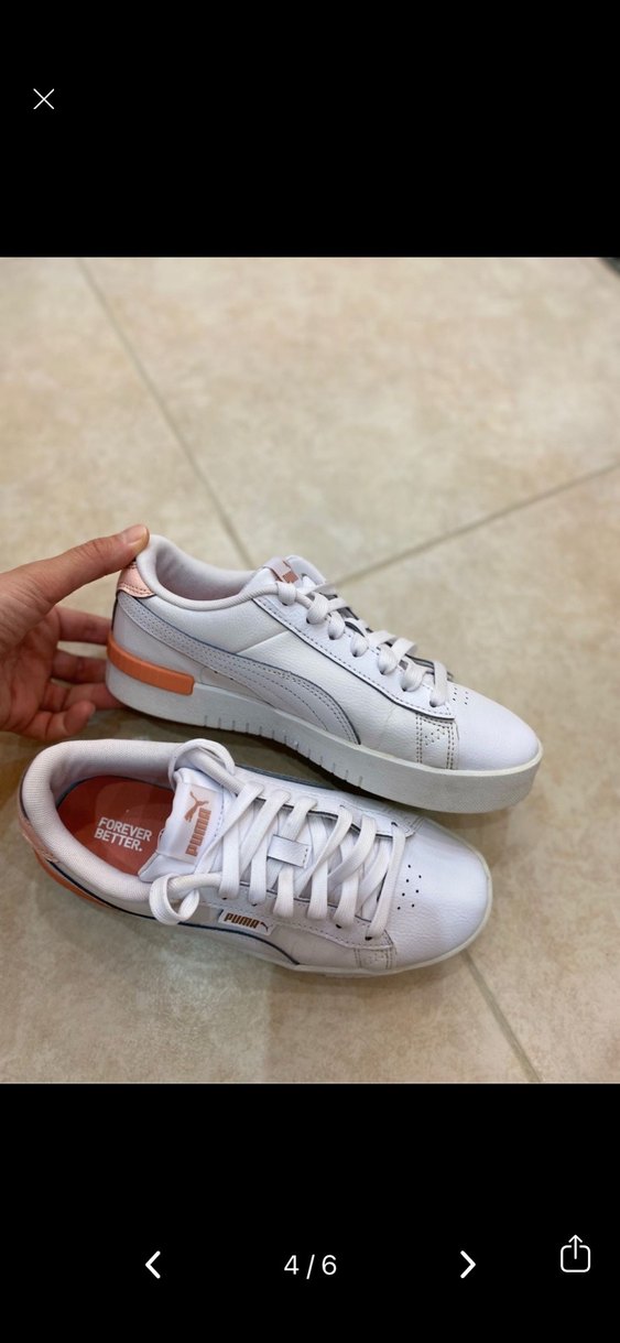 Beyaz Puma Platform Spor Ayakkabı - Görsel 4