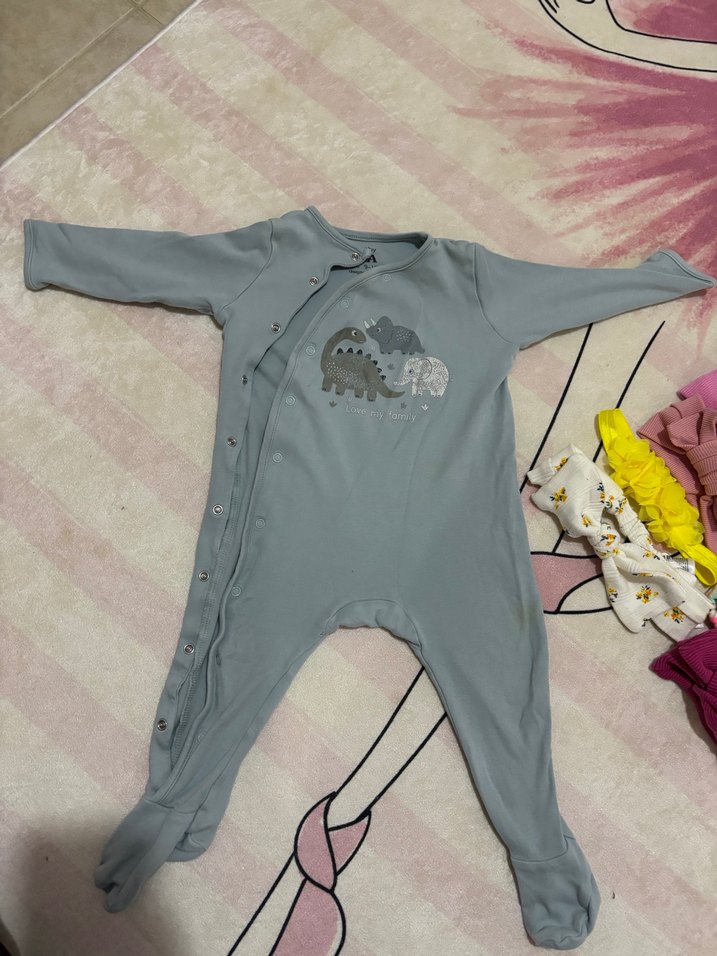 Kız Çocuk Pembe Nakışlı Fermuarlı Yelek - Görsel 4