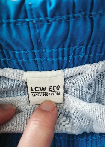 Erkek Çocuk Mavi Desenli Şort Mayo - Görsel 2