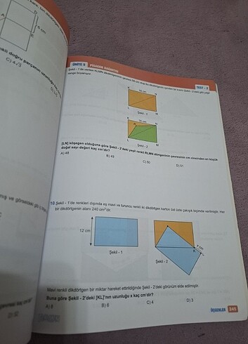 8. Sınıf Fenomen Matematik 8B soru bankası