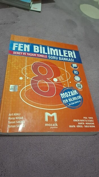Fen Bilimleri 8.Sınıf soru bankası mozaik yayınları 
