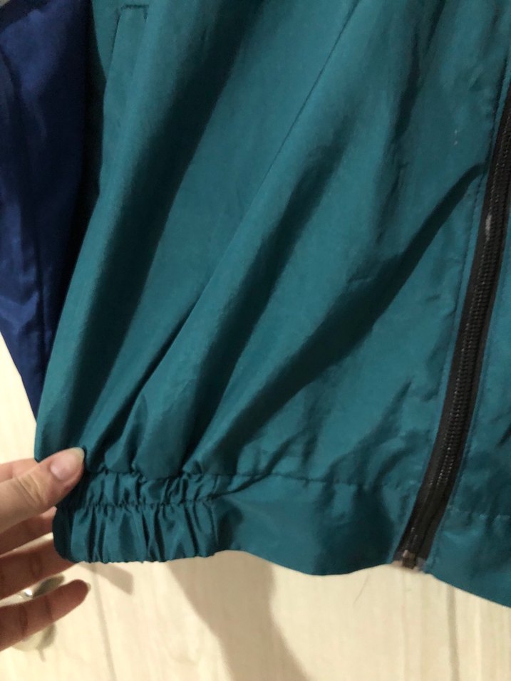 Yeşil Adidas  Spor Yağmurluk - Görsel 4