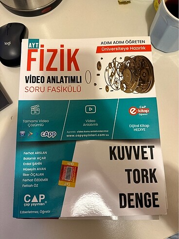 çap yayınları fizik kuvvet tork denge fasikülü
