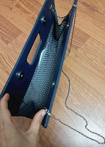 Sıfır Lacivert çanta - Görsel 5