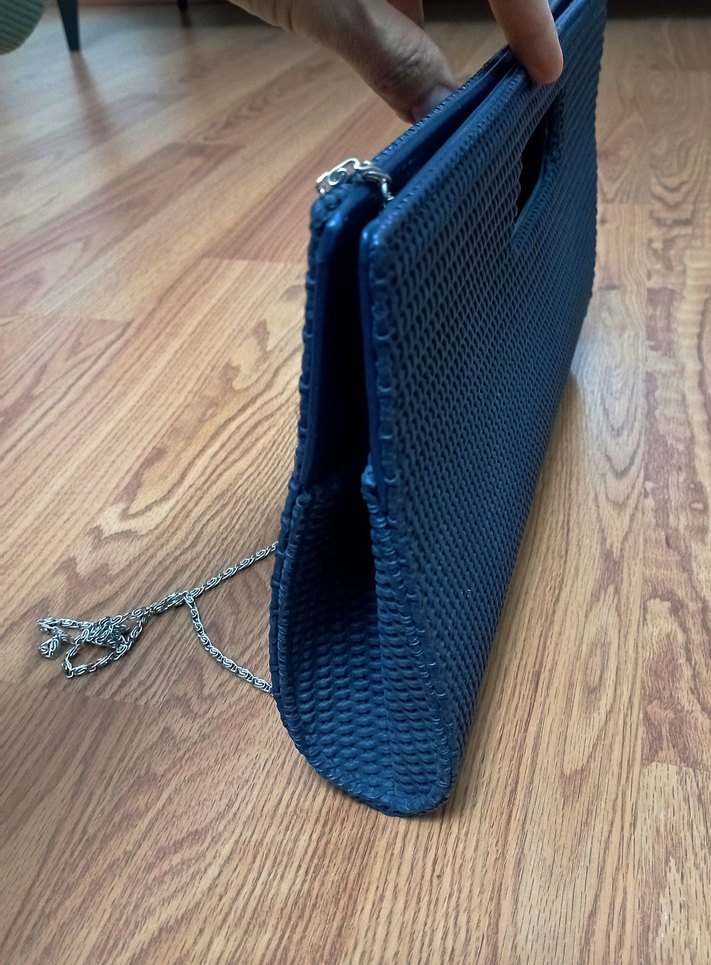 Sıfır Lacivert çanta - Görsel 3