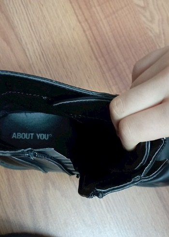 Kadın Siyah Deri Tokalı Goth Botlar - Görsel 8