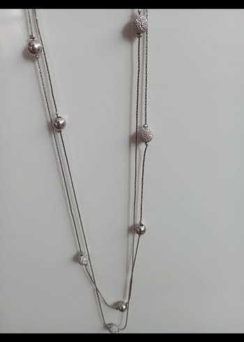 Top'lu çelik kolye - Görsel 3