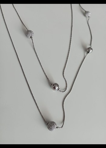 Top'lu çelik kolye - Görsel 2