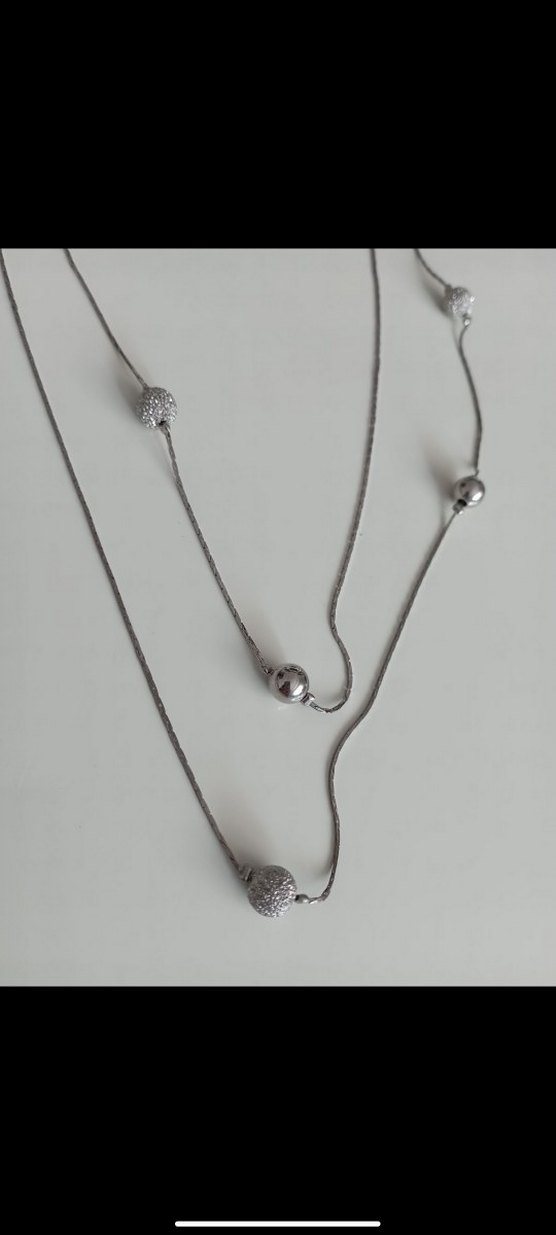 Top'lu çelik kolye - Görsel 2