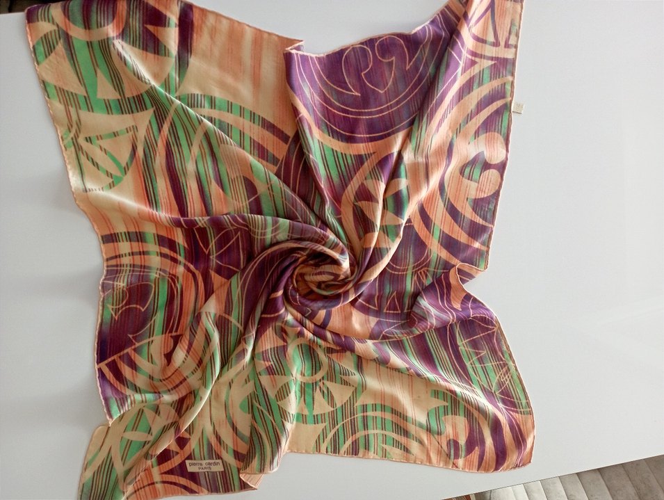 Pierre Cardin ipek eşarp - Görsel 3
