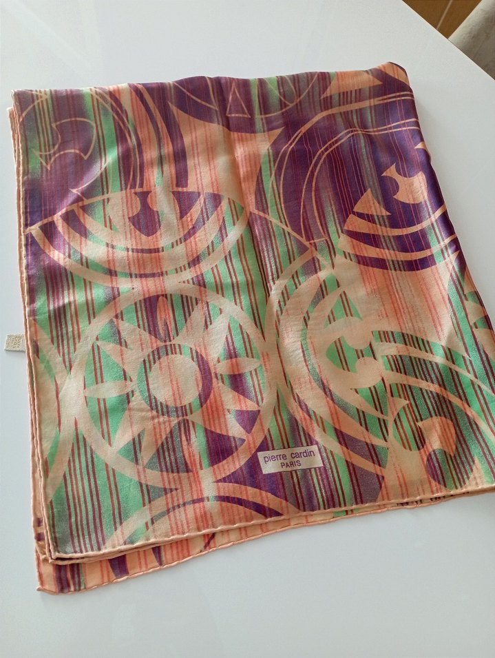 Pierre Cardin ipek eşarp - Görsel 4