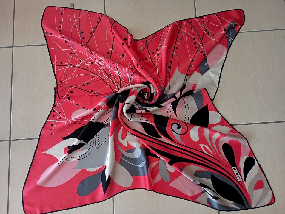 SARAR marka ipek eşarp - Görsel 4