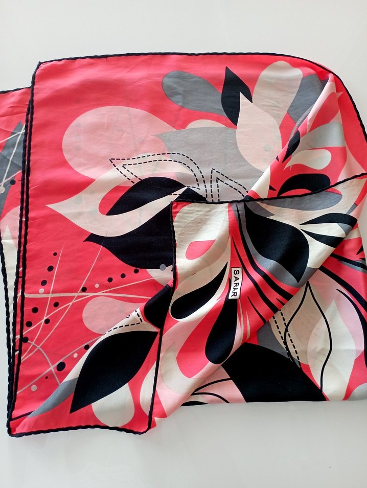 SARAR marka ipek eşarp - Görsel 5