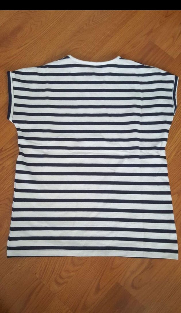 Çiçek Desenli Kız Çocuk Tişörtü - Görsel 4