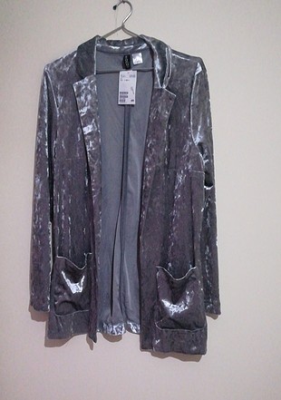 H&M gümüş rengi ceket