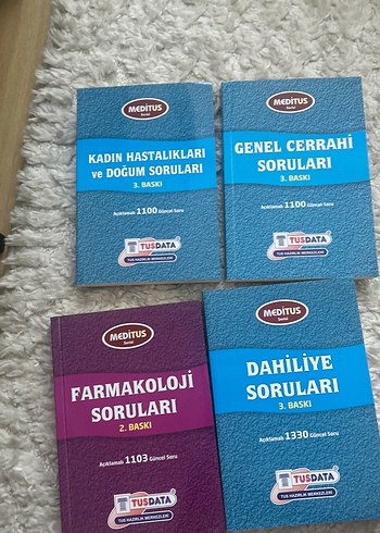 MedıTus TUS Soru Kitapları Seti 4'lü