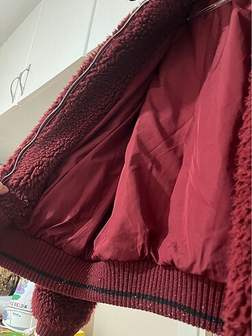 m Beden bordo Renk Mont-Ceket