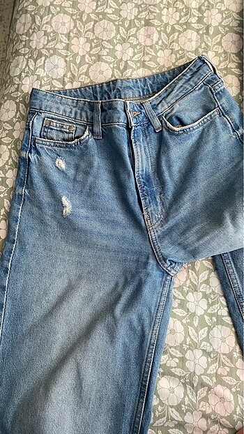 H&M H&m açık kot jean pantolon 34 beden