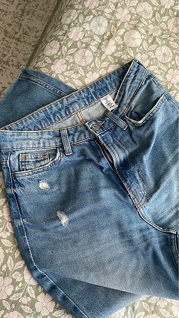 34 Beden H&m açık kot jean pantolon 34 beden