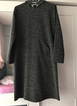 sweatshirt kapşonlu uzun 