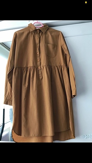 Markasız Ürün Camel rengi tunik gömlek
