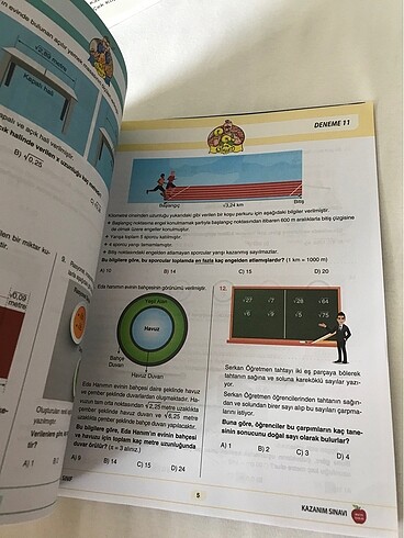  kondisyon matematik 8. sınıf deneme
