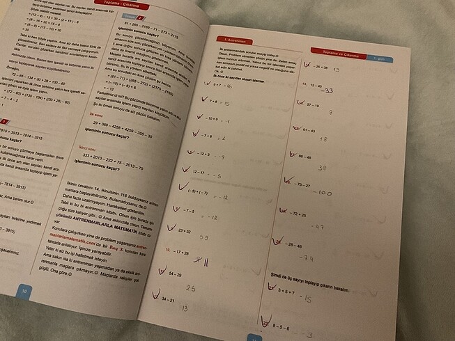  Antrenmanlarla matematik