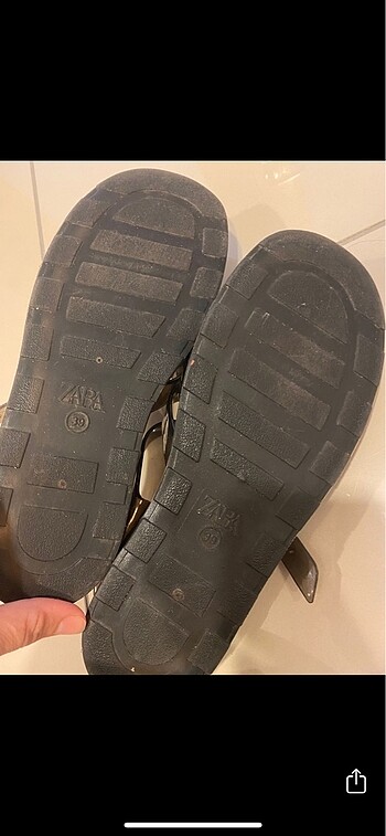 39 Beden siyah Renk Zara sandalet deniz ayakkabısı