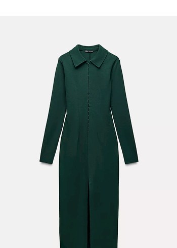 Zara midi gömlek elbise