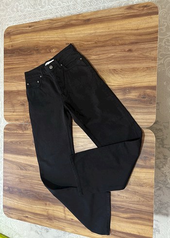 Zara yüksek bel siyah jean