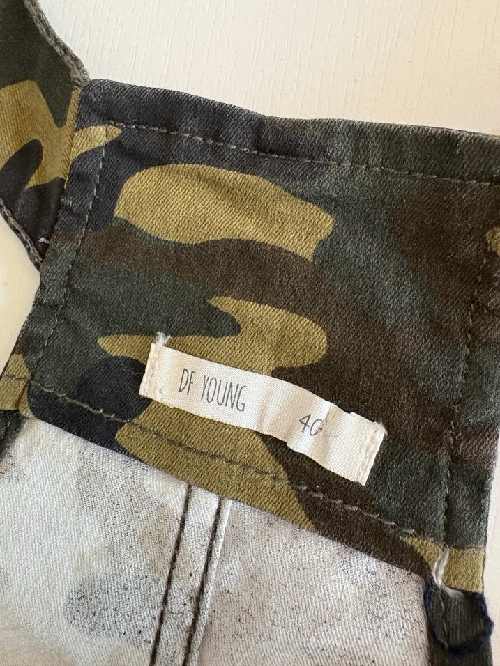 Kadın Kamuflaj Midi Salopet Elbise - Görsel 5