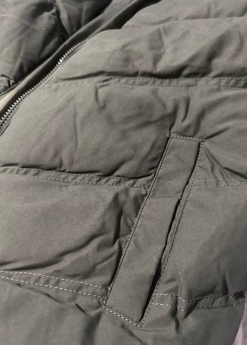 Siyah Fermuarlı Kadın Midi Kaban - Görsel 2