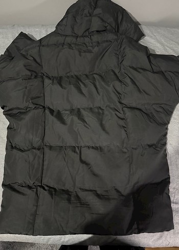 Siyah Fermuarlı Kadın Midi Kaban - Görsel 6