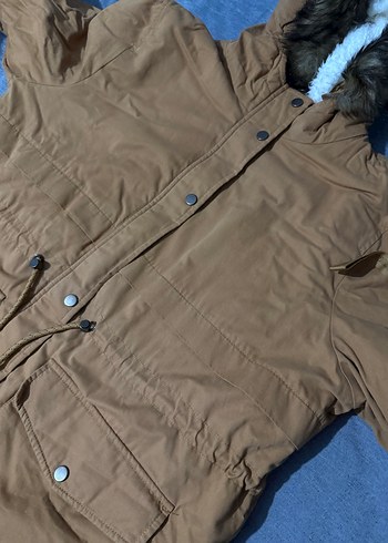 Kürk Detaylı Kadın Kışlık Ceket - Görsel 4