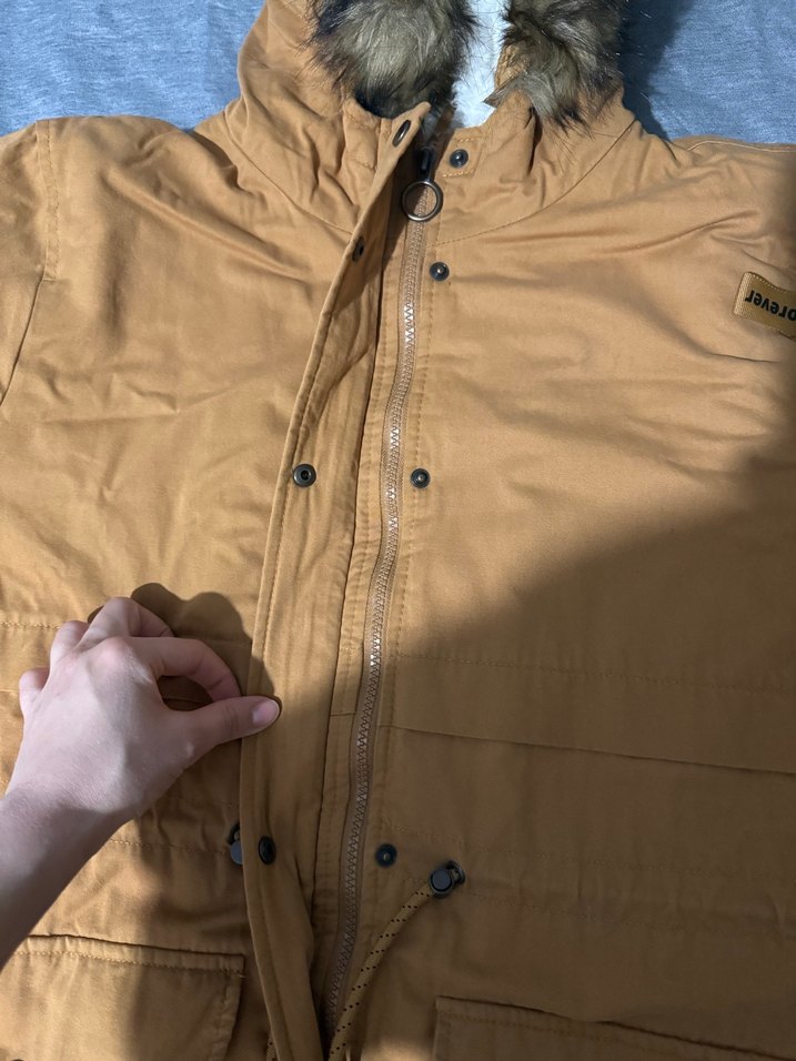 Kürk Detaylı Kadın Kışlık Ceket - Görsel 5