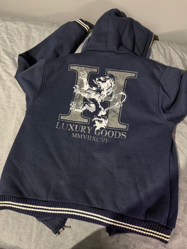 Gri Fermuarlı Erkek Streetwear Sweatshirt - Görsel 3