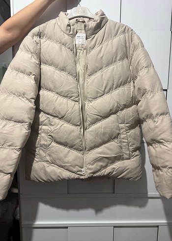 Bej Unısex Kışlık Mont - Görsel 7