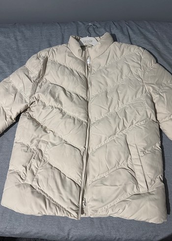 Bej Unısex Kışlık Mont - Görsel 9