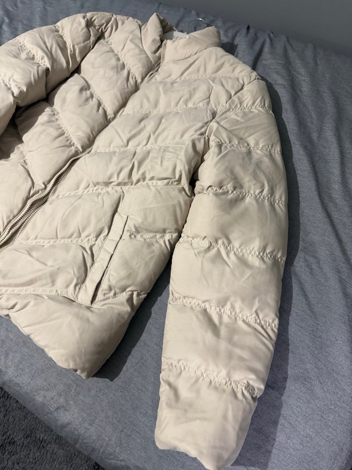 Bej Unısex Kışlık Mont - Görsel 4