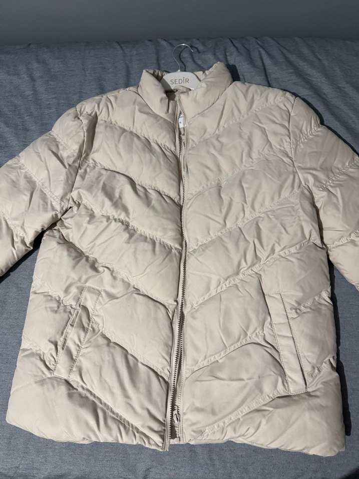 Bej Unısex Kışlık Mont - Görsel 2