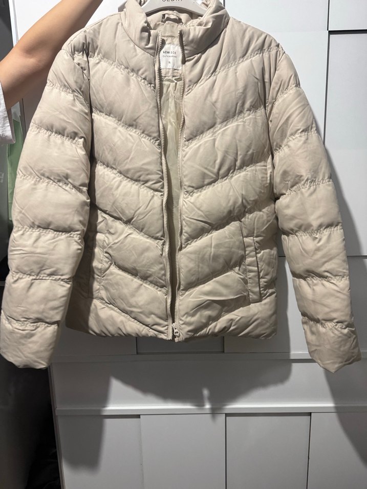 Bej Unısex Kışlık Mont - Görsel 5